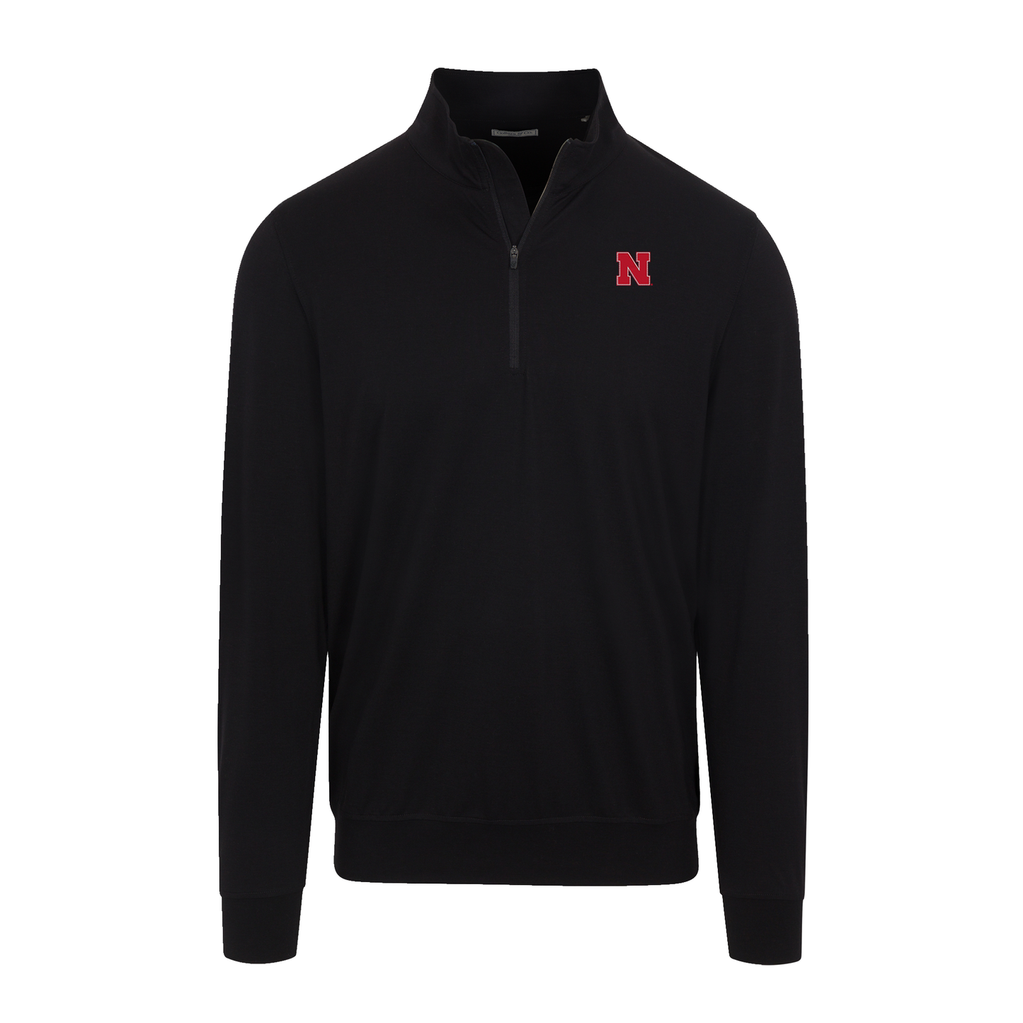 Nebraska Velocity Performance Quarter Zip Black