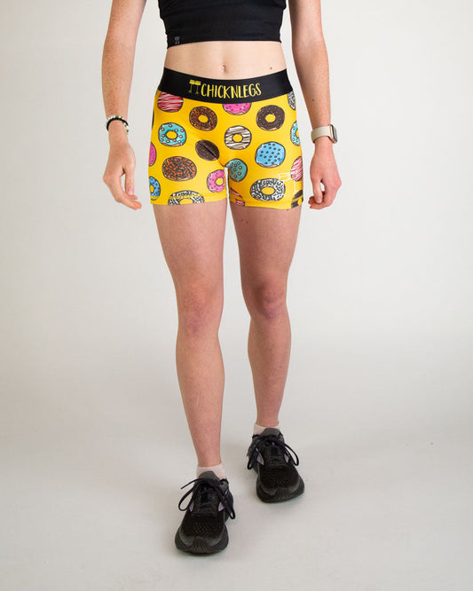 Women's Salty Donuts 3" Race Compression Shorts